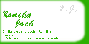 monika joch business card